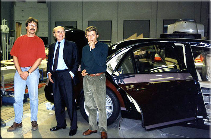 26 Novembre 1997 J. Weissinger, Roberto Stola e Olivier Boulay.