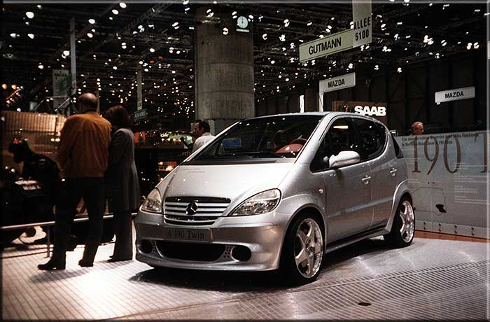 Marzo 1999 Ginevra. La Mercedes A 190 Twin-Engined A al salone di Ginevra.