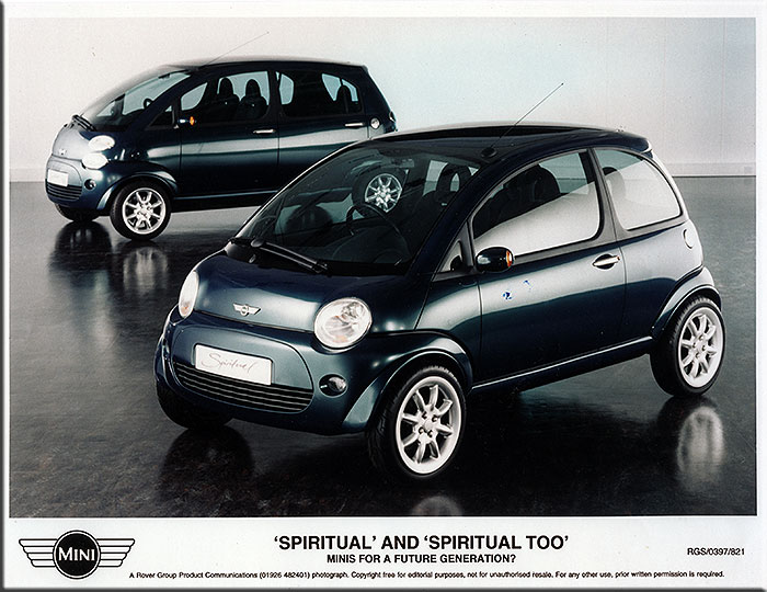 Febbraio 1997. Le foto ufficiali delle due Mini Spiritual e Spiritual Too.