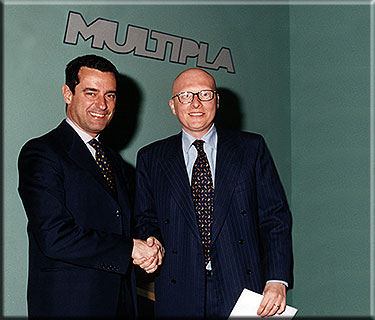Settembre 1997 Francoforte Roberto Testore CEO Fiat Auto e Alfredo Stola.