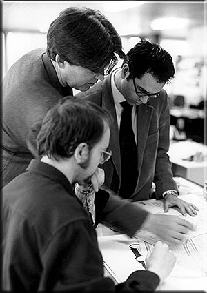 Maggio 1998 Mike Robison con Marco Tencone e Flavio Manzoni