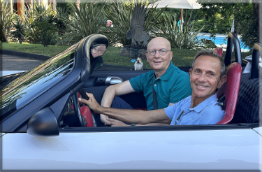 2024 Villarbasse: Érik Comas driving the Ruf RK Spyder (F1 Driver 1991 -1994 Scuderie Ligier, Larrusse) and A. Stola